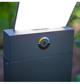 Baliza led Lutec Pano 17,5W antracita