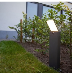 Baliza led Lutec Pano 17,5W antracita