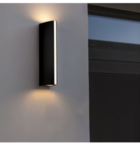 Lutec aplique de pared gris modelo LEO 14W 870Lm 3000K