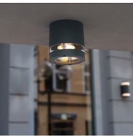 Lutec Plafón cilindrico FOCUS para bombilla GU10