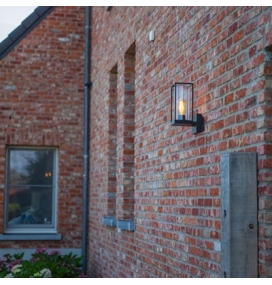 Aplique de pared Lutec Flair negro E27