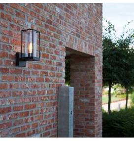 Aplique de pared Lutec Flair negro E27