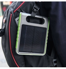 Lámpara portátil solar verde PADLIGHT 2W 200Lm de Lutec