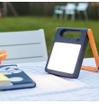 Lámpara led portátil solar Lutec Padlight con carga de móvil naranja