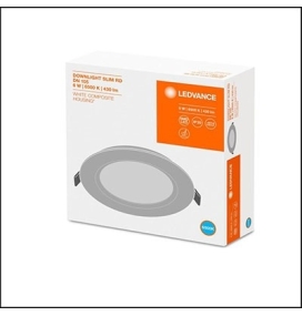 Downlight led Osram 6W redondo acabado blanco