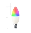 Bombilla inteligente Vela E14 5W RGB+CCT WIFI