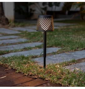 Lámpara solar GRETA de Newgarden (5 en 1) negra