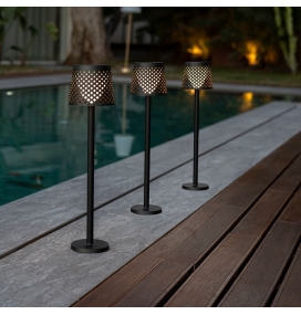 Lámpara solar GRETA de Newgarden (5 en 1) negra