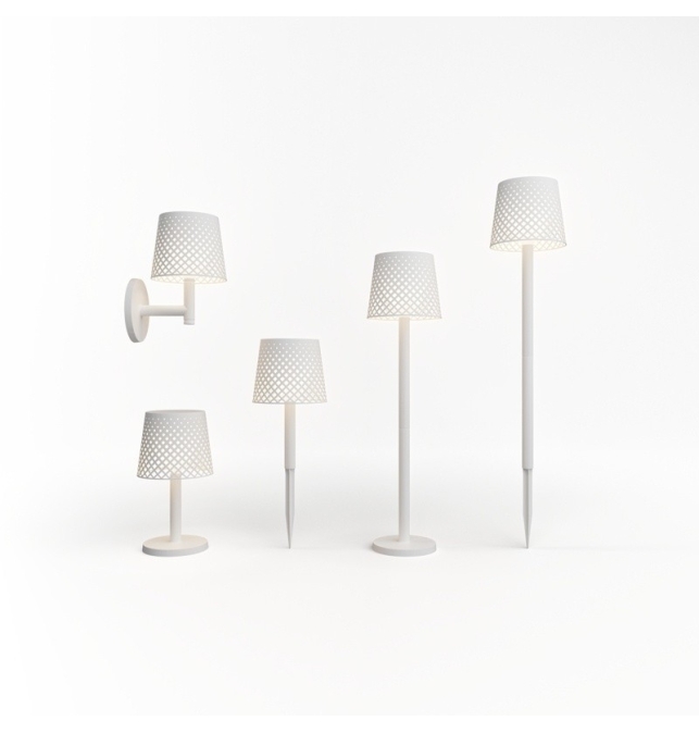 Lámpara solar GRETA de Newgarden (5 en 1) blanca