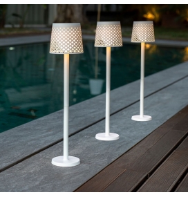 Lámpara solar GRETA de Newgarden (5 en 1) blanca