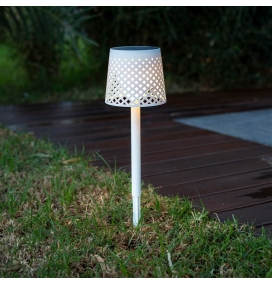 Lámpara solar GRETA de Newgarden (5 en 1) blanca