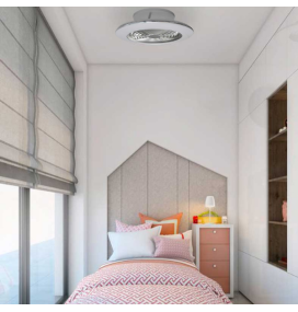 Ventilador de techo ALISIO MINI plata