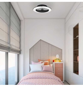 Ventilador de techo ALISIO MINI negro