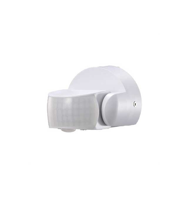Sensor de movimiento infrarrojo blanco IP65