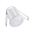 Sensor de movimiento blanco IP20 para empotrar en techo