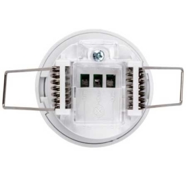 Sensor de movimiento blanco IP20 para empotrar en techo