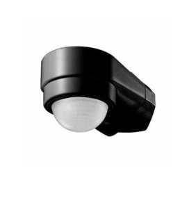 Sensor de movimiento infrarrojo negro corner 240º