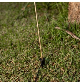 Lampara de jardín solar con pica BRUNA x 3 de Newgarden