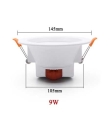 Downlight inteligente 9W CCT y RGB empotrar
