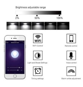 Downlight inteligente 9W CCT y RGB empotrar