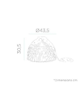 Lampara colgante REONA de Newgarden