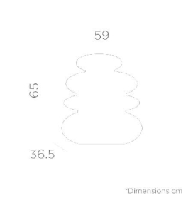 Lámpara de exterior BALANS 70 Battery de Newgarden