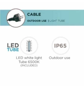 Lámpara de exterior BALANS 70 con cable de Newgarden