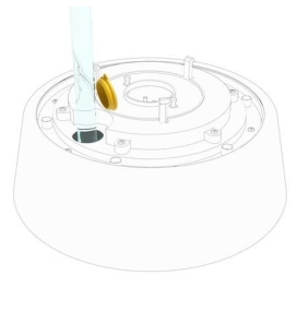 Ventilador de techo MIST de Sulion con nebulizador