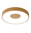 Plafón led Mantra Coin 7568 56W madera redondo