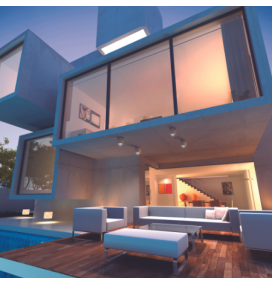 Aplique led Mantra Levi 7185 gris oscuro