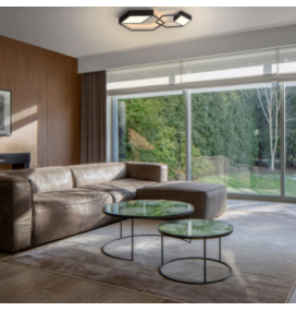 Aplique/plafón led Mantra Kubick 7596 33,5W negro