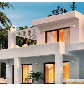 Aplique de pared led Mantra Utah 7052 corten