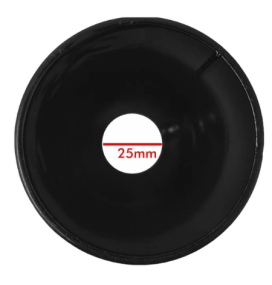 Soporte de pie de farola Factorled 60mm negro