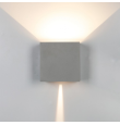 Aplique de pared led Mantra Davos XL  20W gris oscuro. Tono de luz cálido o natural 