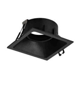 Aplique de techo led empotrable Mantra Comfort C0165 negro