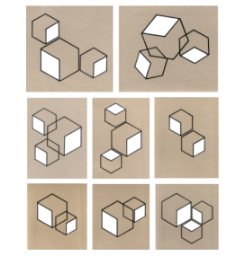 Aplique/plafón led Mantra Kubick 7590 26W blanco