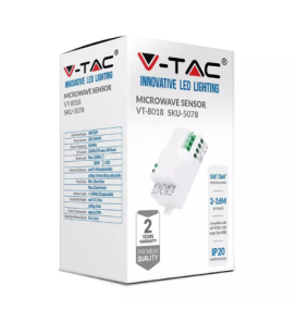 Sensor de movimiento oculto por microondas V-tac 5078