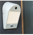 Aplique de pared led con cámara Lutec Mimo 18W blanco