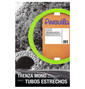 Guía pasacables trenzada monofilamento Ø3mm 12m verde