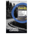 Guía pasacables trenzada triple Ø4,5mm 22m azul