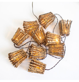 Guirnalda led Newgarden Carina madera