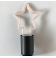 Bombilla led con forma de estrella E27 4W cálida