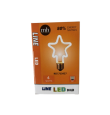 Bombilla led con forma de estrella E27 4W cálida
