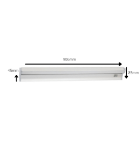 Aplique de baño led 071890 18W blanco