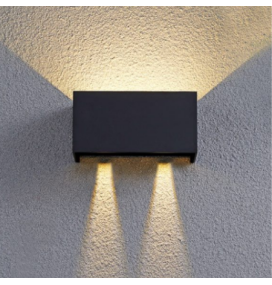 Aplique de pared led 005217 20W negro