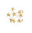 Guirnalda de estrellas led doradas 1,5m