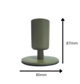 Portalámparas para bombillas E27 ocre