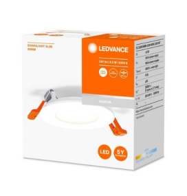 Downlight slim led Osram 4,5W corte 72mm