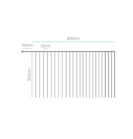 Cortina de guirnalda Newgarden Luceo 6x3