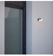 Aplique led de pared Lutec Cyra 8W negro